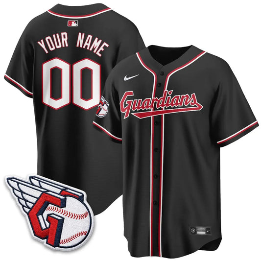 Cleveland Guardians 2026 Black Out Style Limited Vapor Custom Jersey - All Stitched