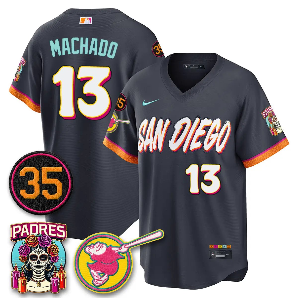 Men San Diego Padres 2026 City Connect Vapor Limited Jersey - All Stitched V3
