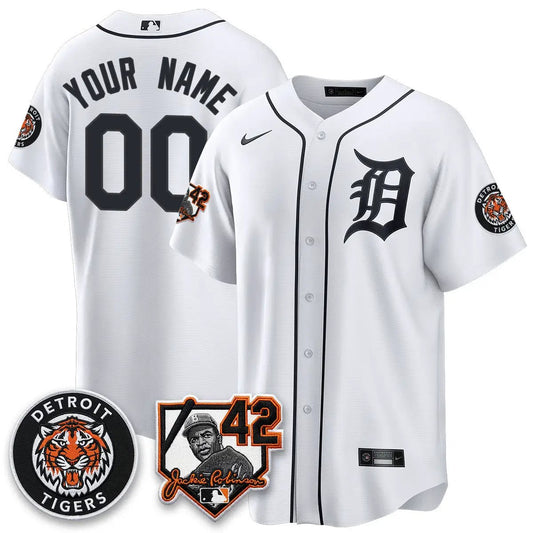Detroit Tigers 2026 Jackie Robinson Day Vapor Limited Custom Jersey - All Stitched