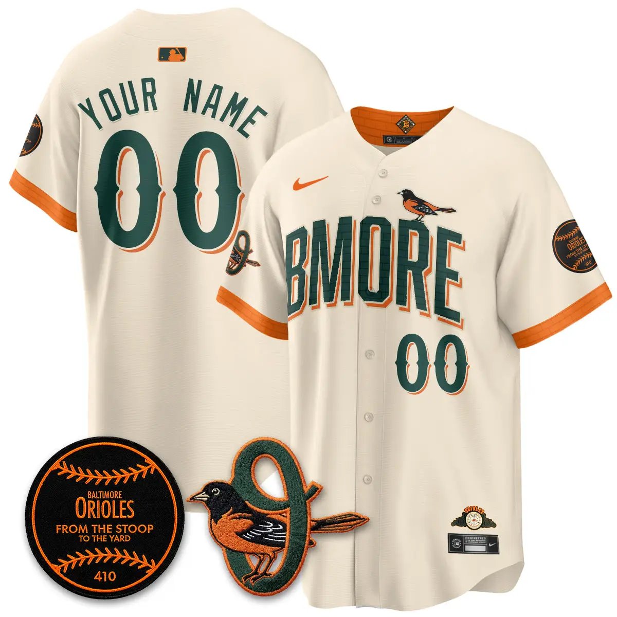 Baltimore Orioles 2026 City Connect Vapor Premier Limited Custom Jersey - All Stitched - V3