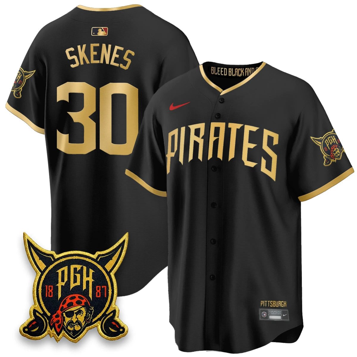 Men Pittsburgh Pirates 2026 City Connect Vapor Limited Jersey - All Stitched