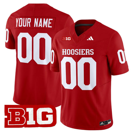 Custom Indiana Hoosiers Jersey Name, Number 2025 Limited Stitched Crimson