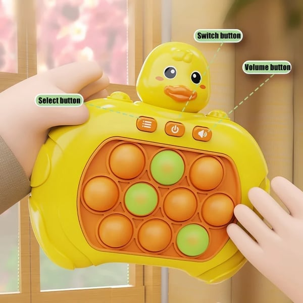 Quick Push Bubble Game, Pop Bubble Fidget Game Toy, Fast Push Popping Game Toys for Kids