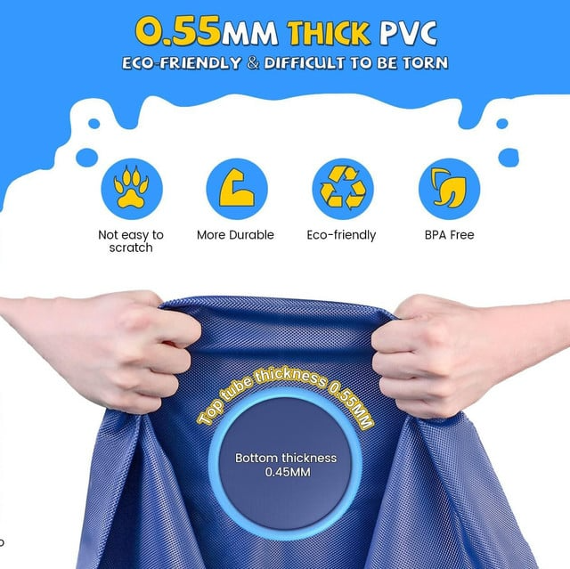 Non-Slip Splash Pad for Kids and Pets