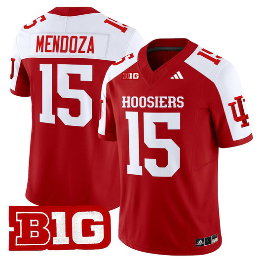 Fernando Mendoza Jersey #15 Indiana Hoosiers 2025 Limited Stitched Crimson Alter