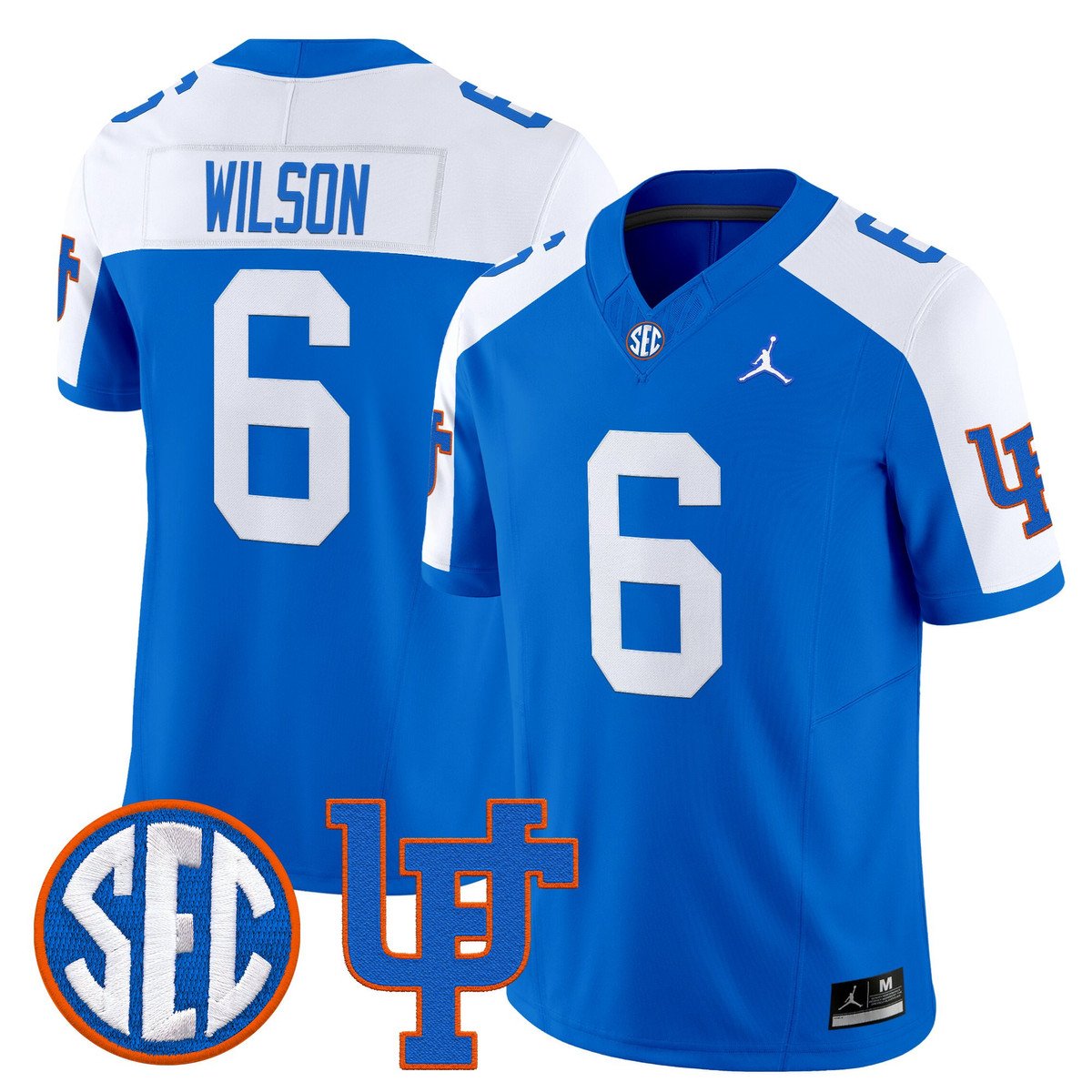 Dallas Wilson Jersey #6 Florida Gators 1960s Throwback Vapor Limited White