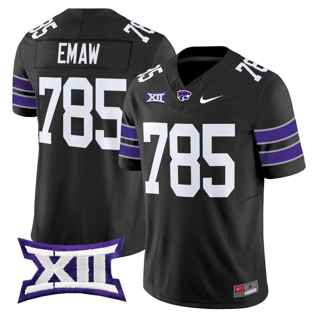 EMAW Jersey #785 Kansas State Wildcats 2025 Limited Stitched Black