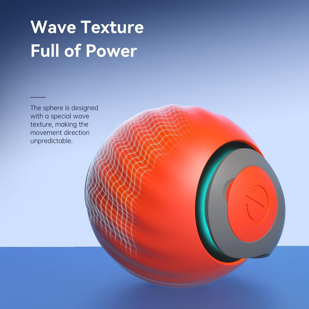 Interactive Electric Rolling Ball with Teasing Tail