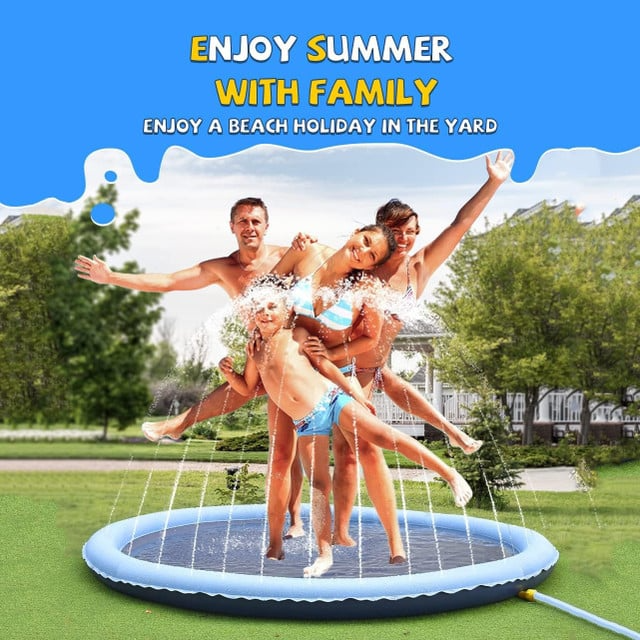 Non-Slip Splash Pad for Kids and Pets