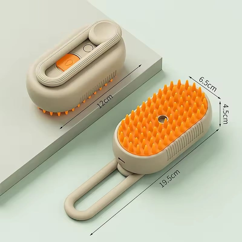 3-in-1 Steam Cat Grooming Brush