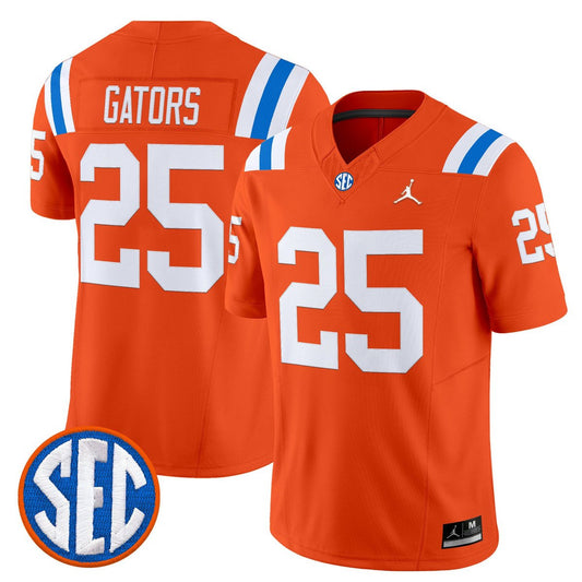 Gators Jersey #25 Florida Gators 1960s Throwback Vapor Limited Orange