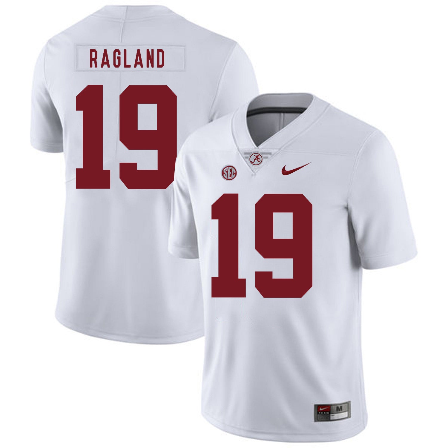 Alabama Crimson Tide #19 Reggie Ragland College Football Jersey White