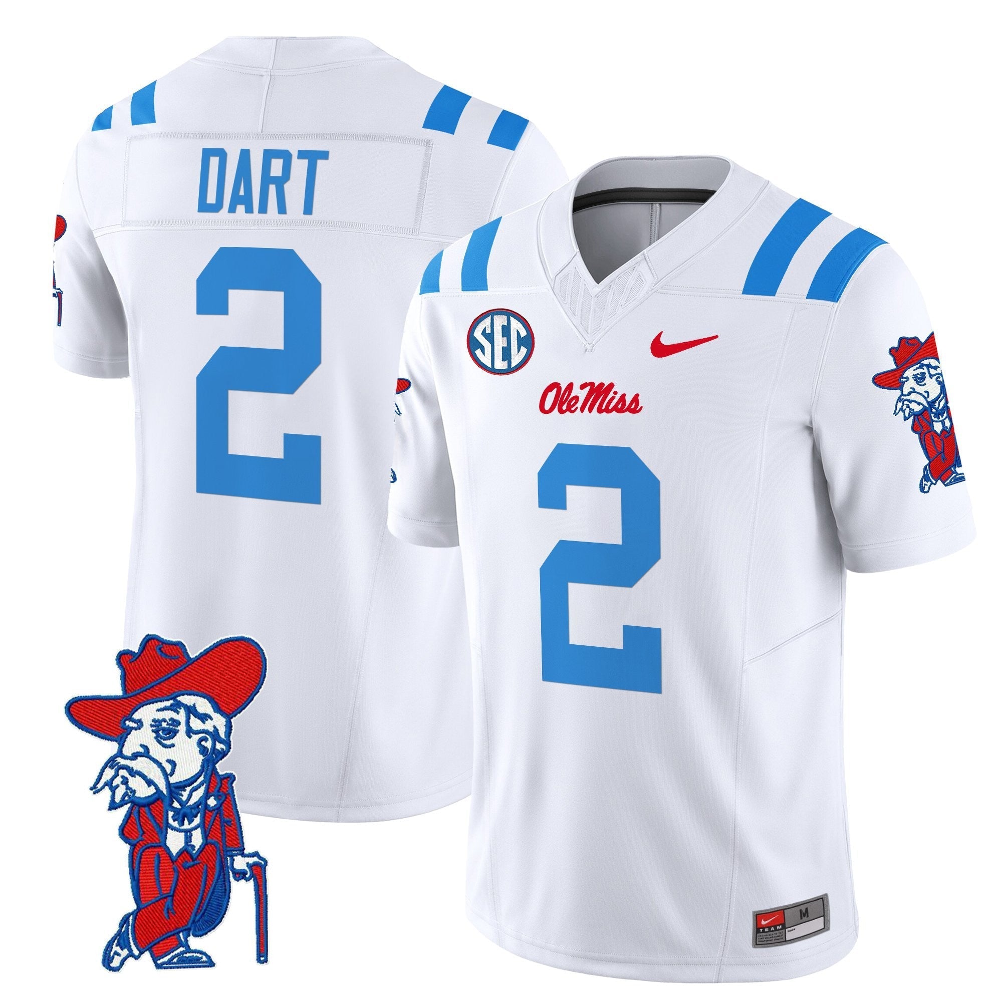 Ole Miss Rebels 2025 Vapor Limited Jersey V2 - All Stitched