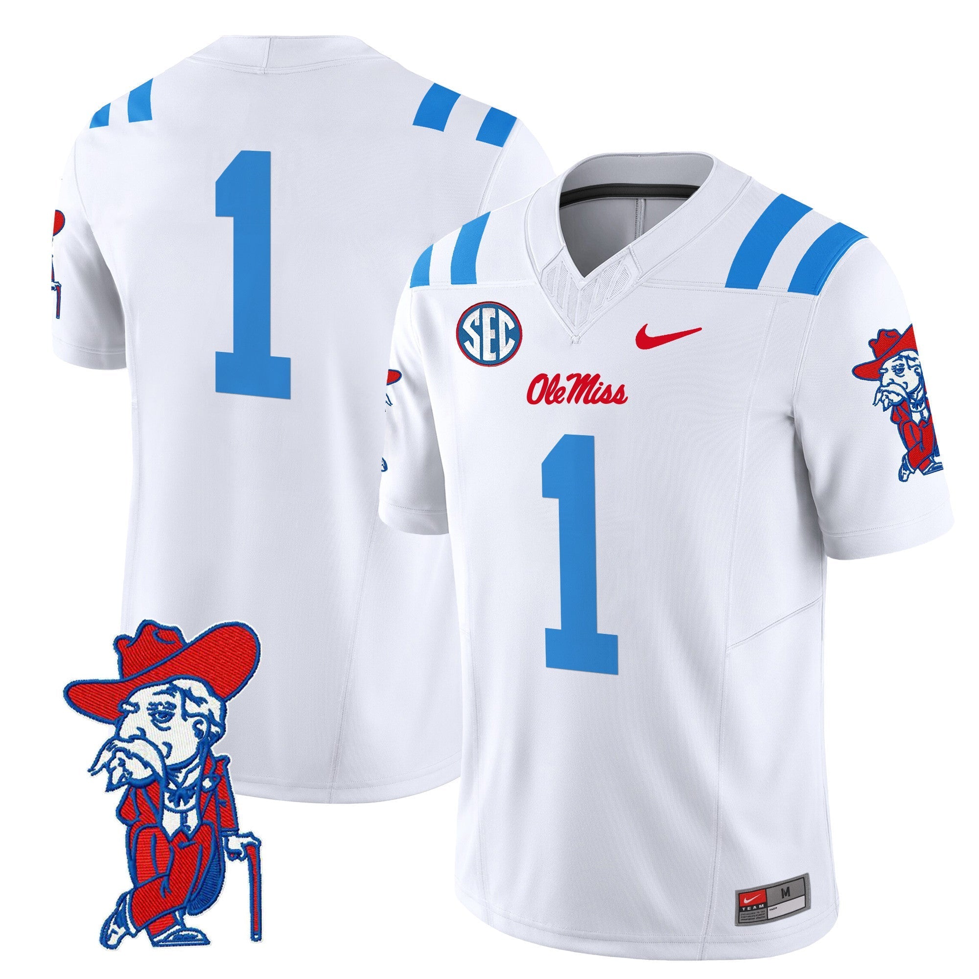 Ole Miss Rebels 2025 Vapor Limited Jersey V2 - All Stitched