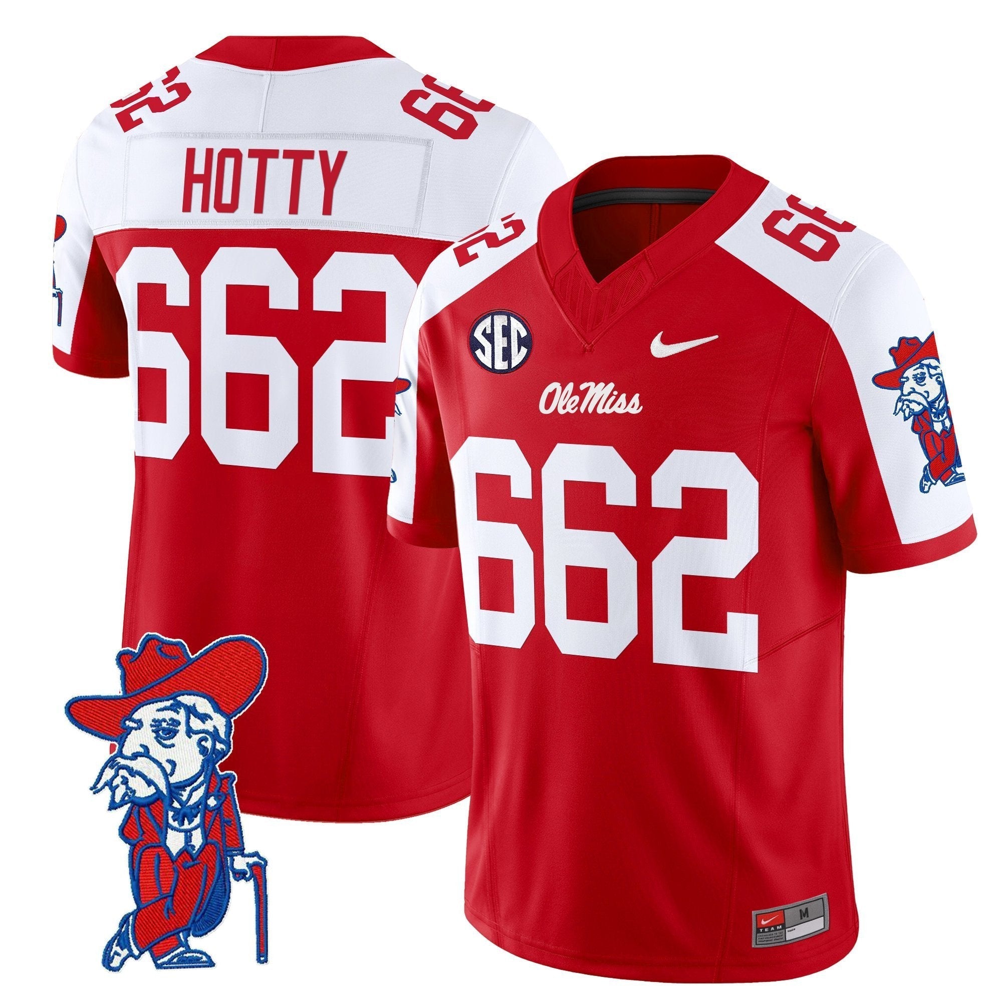 Ole Miss Rebels 2025 Vapor Limited Jersey V2 - All Stitched