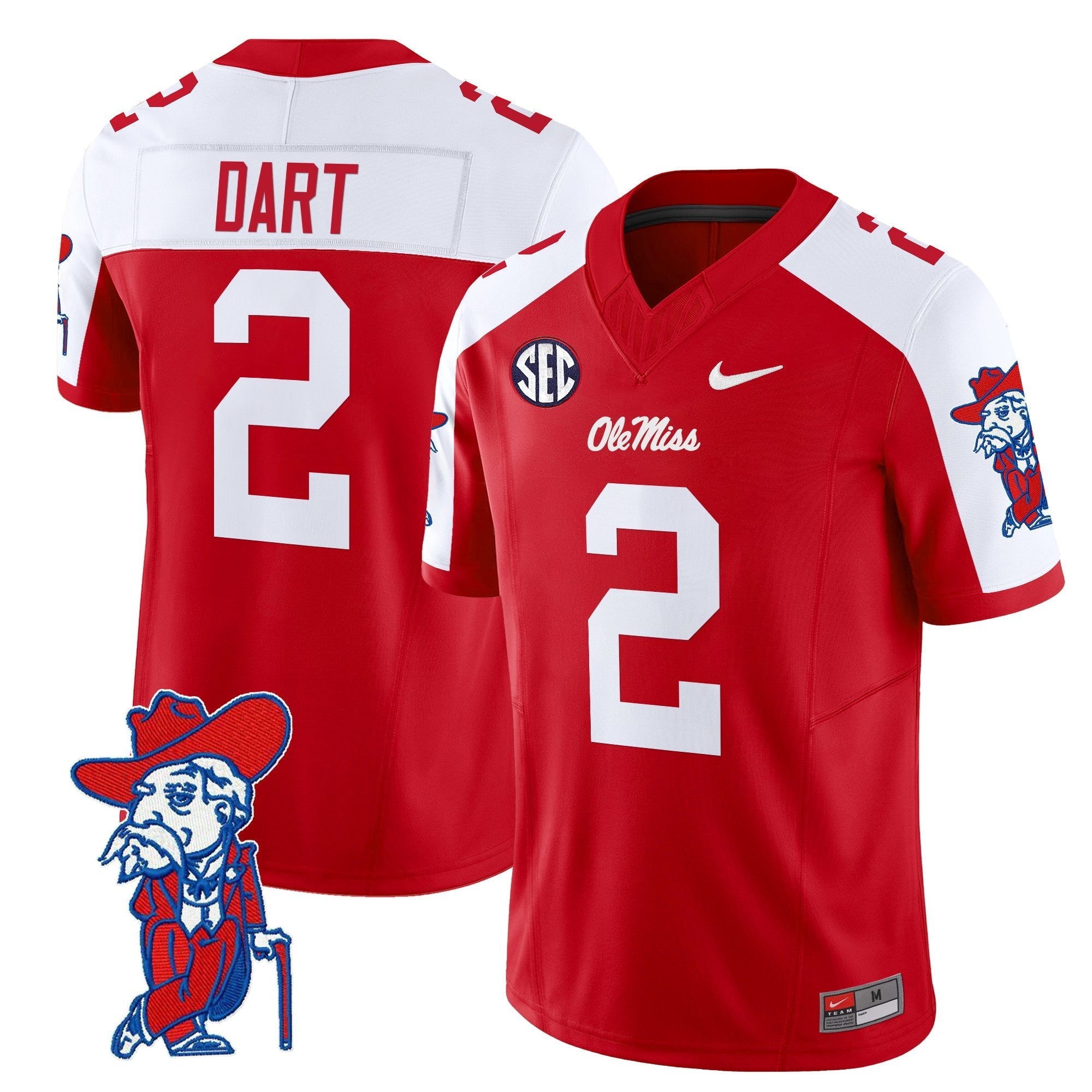 Ole Miss Rebels 2025 Vapor Limited Jersey V2 - All Stitched
