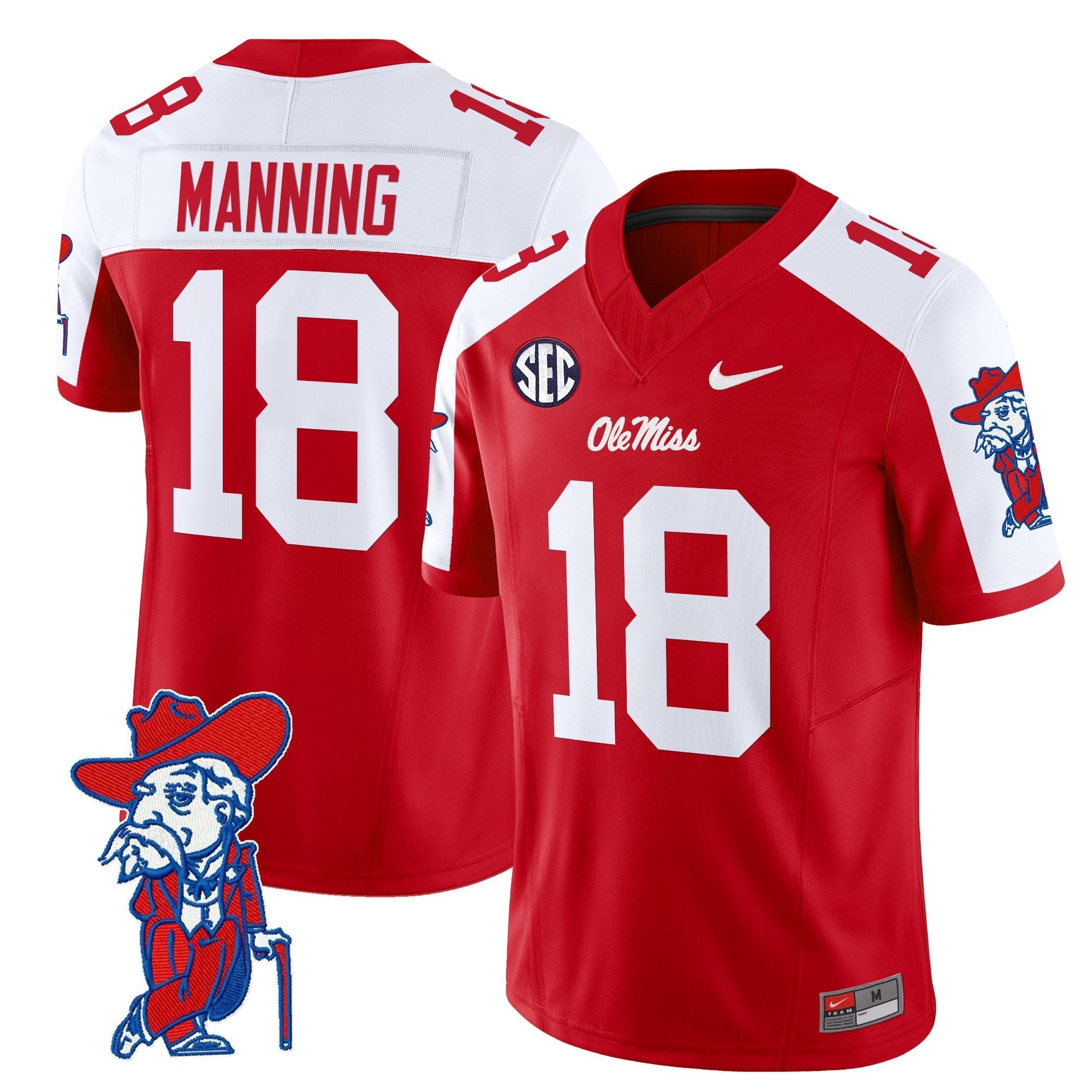 Ole Miss Rebels 2025 Vapor Limited Jersey V2 - All Stitched