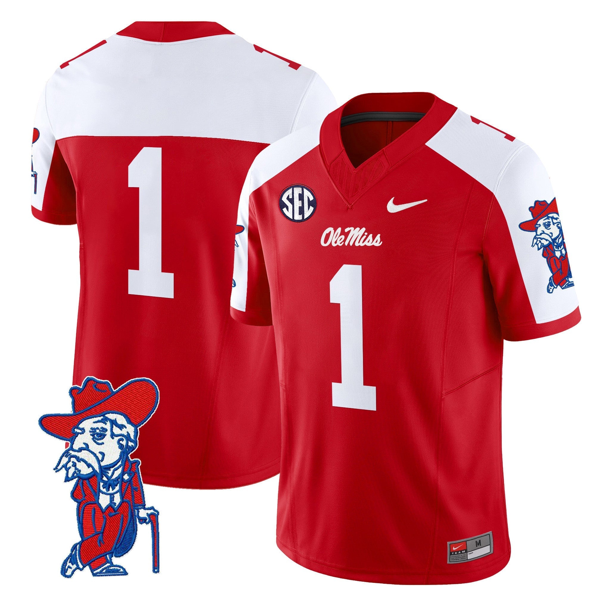 Ole Miss Rebels 2025 Vapor Limited Jersey V2 - All Stitched