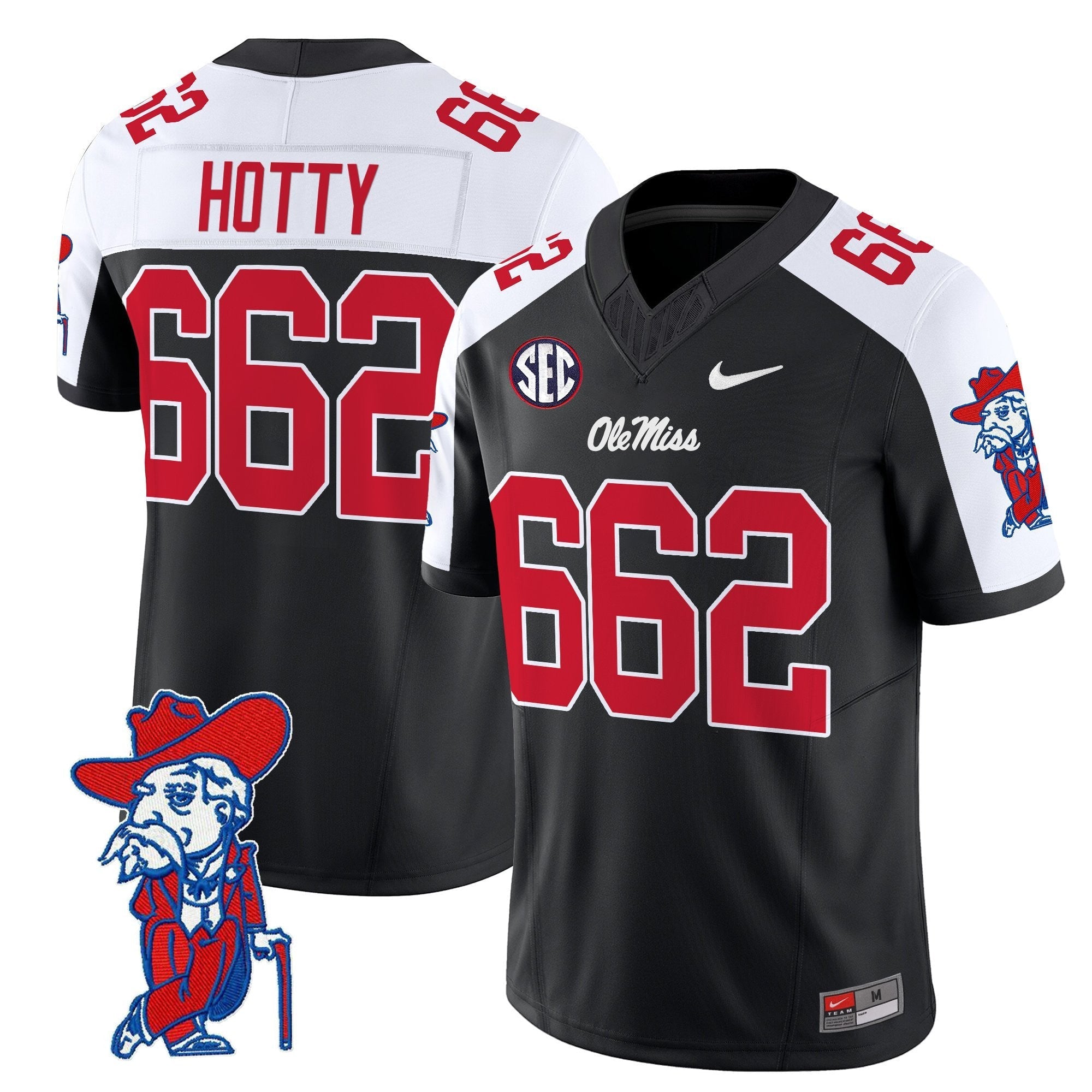 Ole Miss Rebels 2025 Vapor Limited Jersey V2 - All Stitched