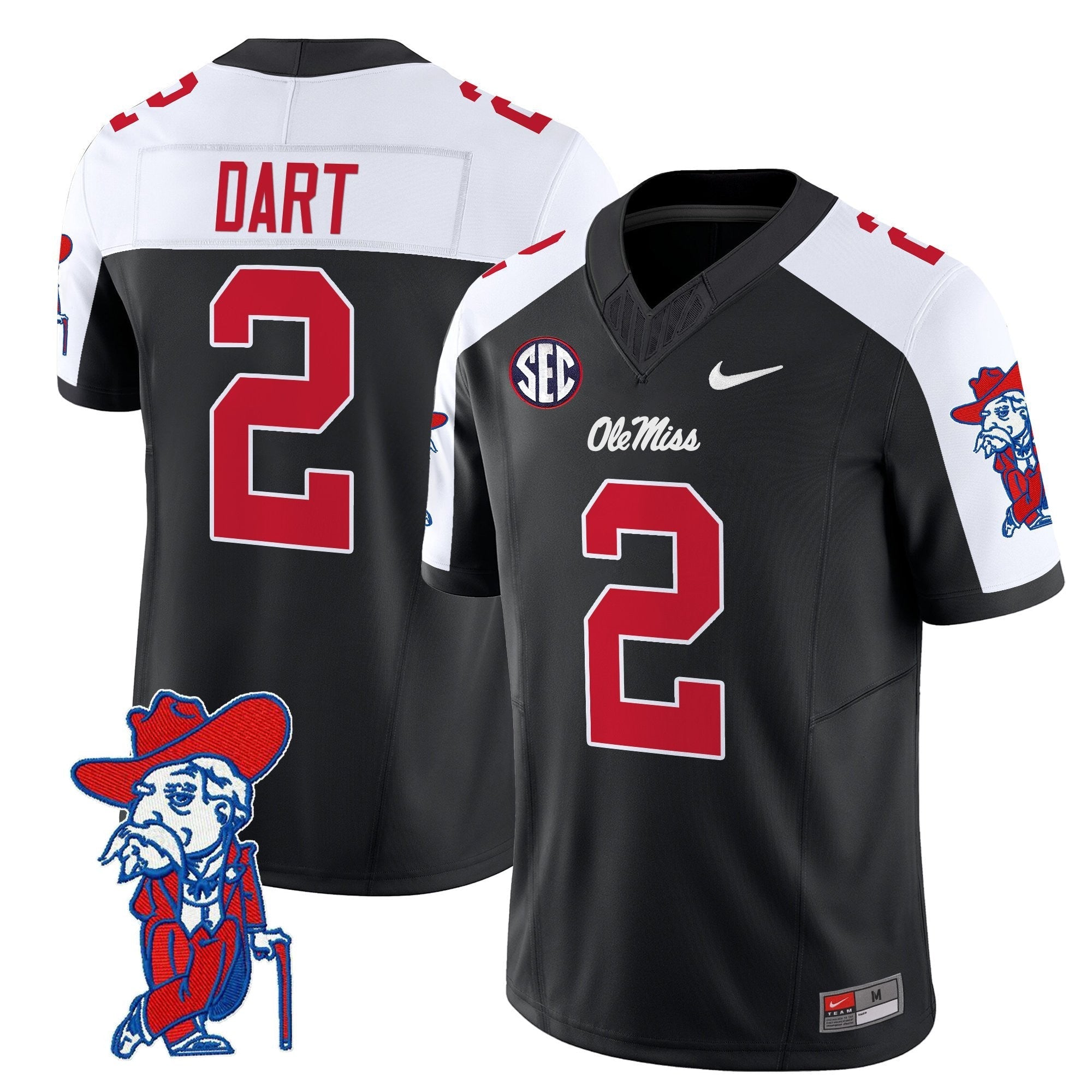 Ole Miss Rebels 2025 Vapor Limited Jersey V2 - All Stitched