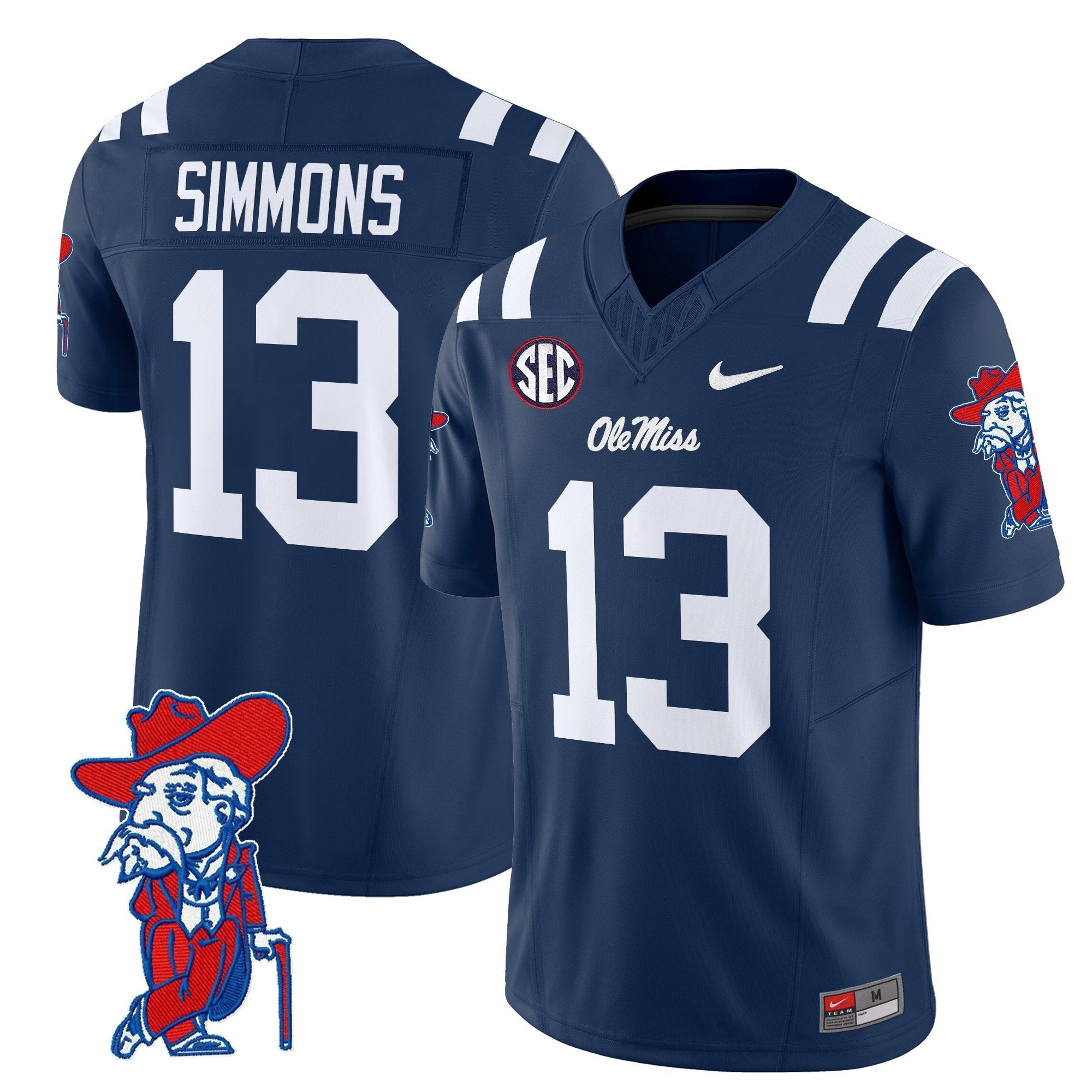 Ole Miss Rebels 2025 Vapor Limited Jersey V2 - All Stitched