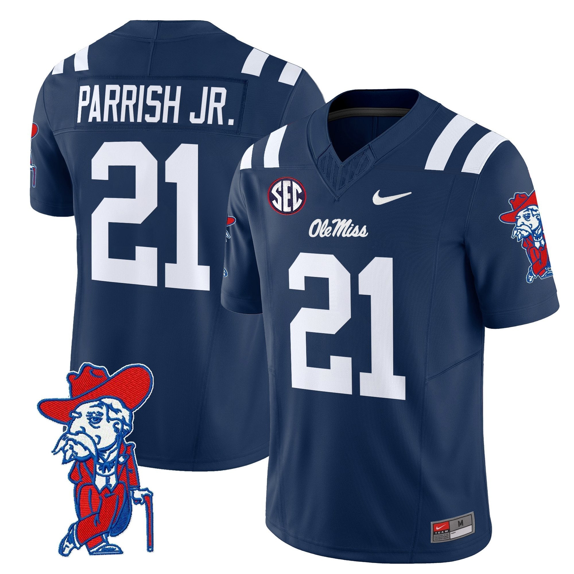 Ole Miss Rebels 2025 Vapor Limited Jersey V2 - All Stitched