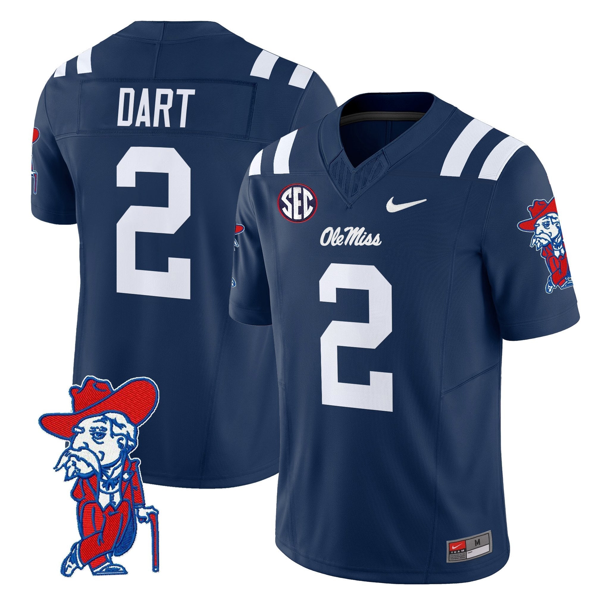 Ole Miss Rebels 2025 Vapor Limited Jersey V2 - All Stitched
