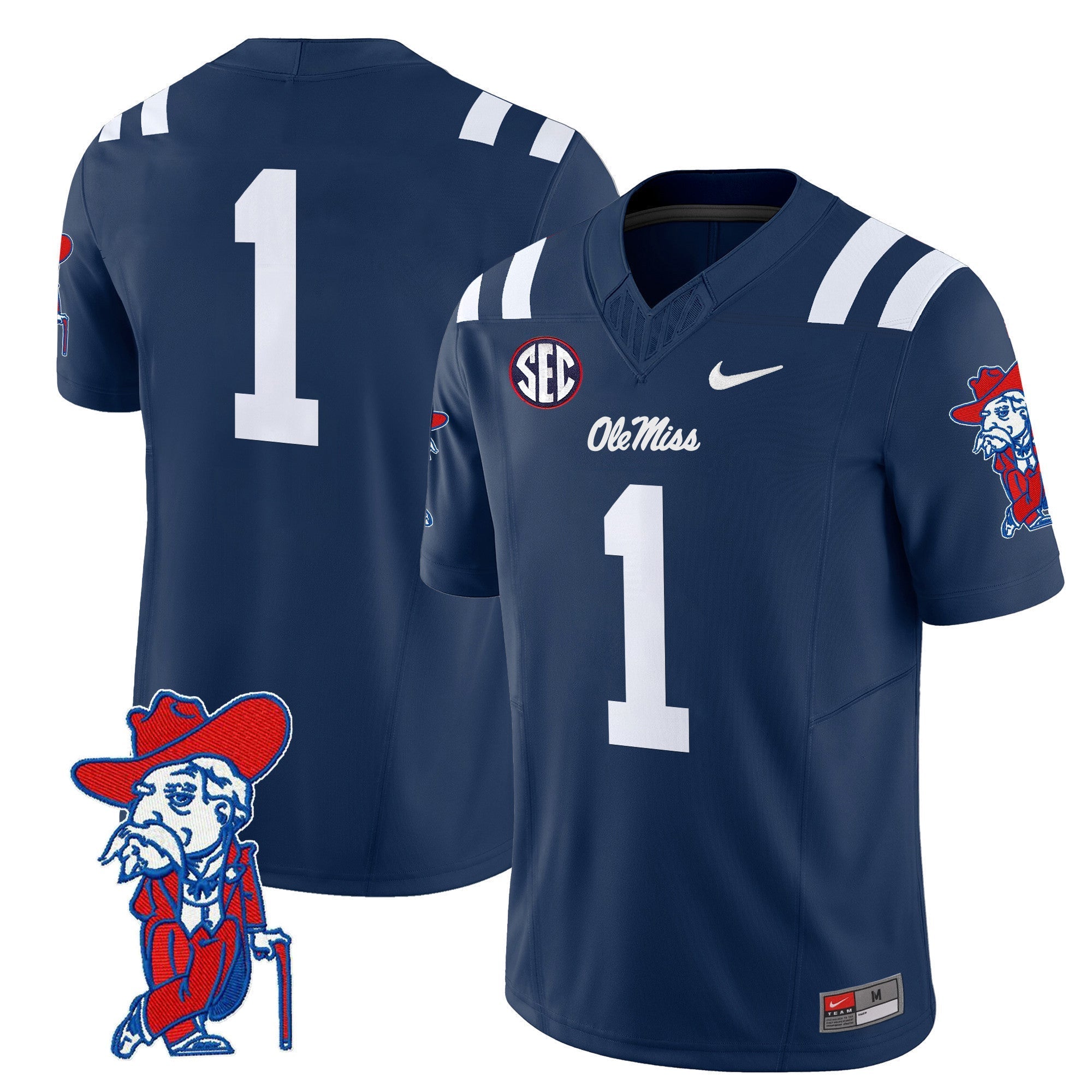 Ole Miss Rebels 2025 Vapor Limited Jersey V2 - All Stitched