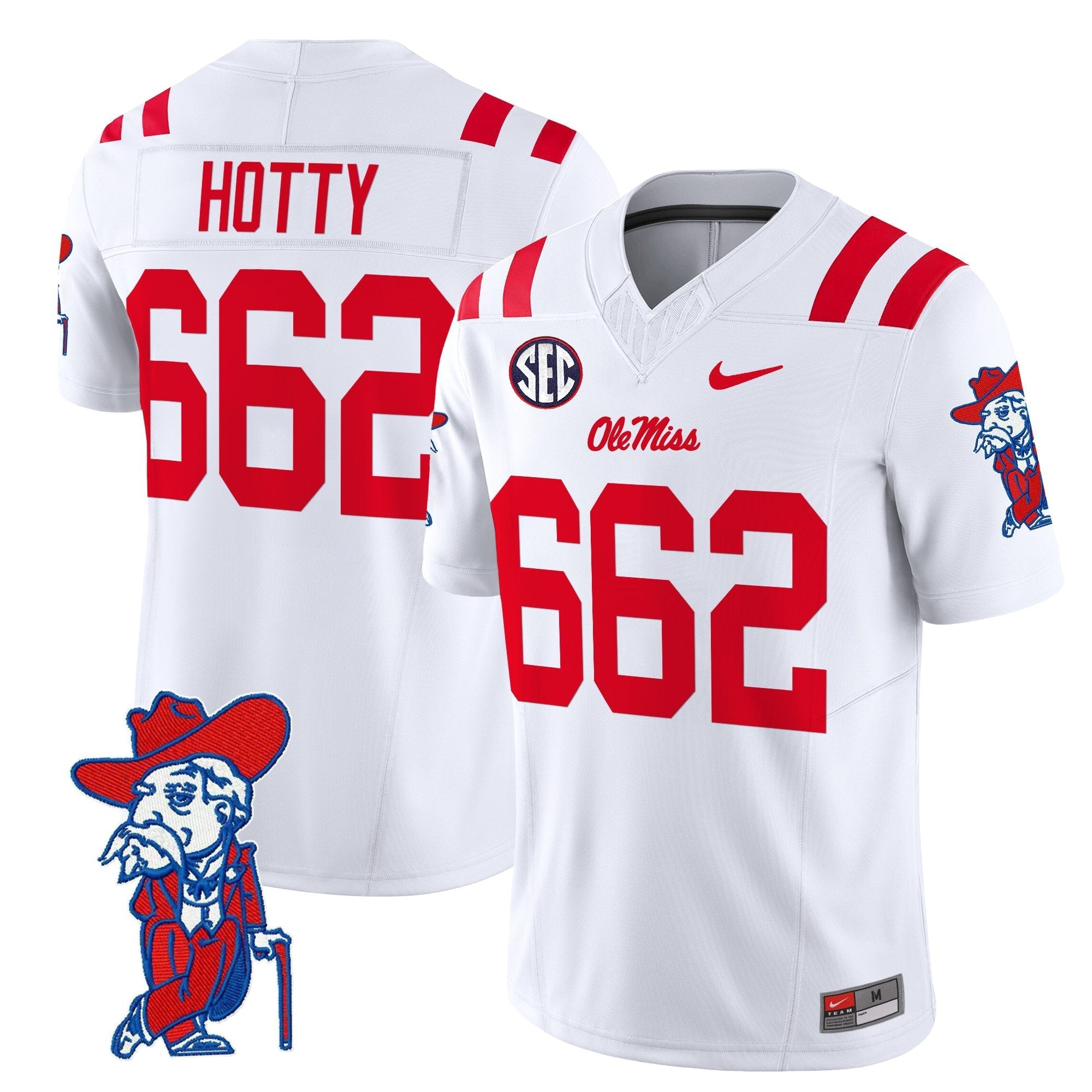 Ole Miss Rebels 2025 Vapor Limited Jersey V2 - All Stitched