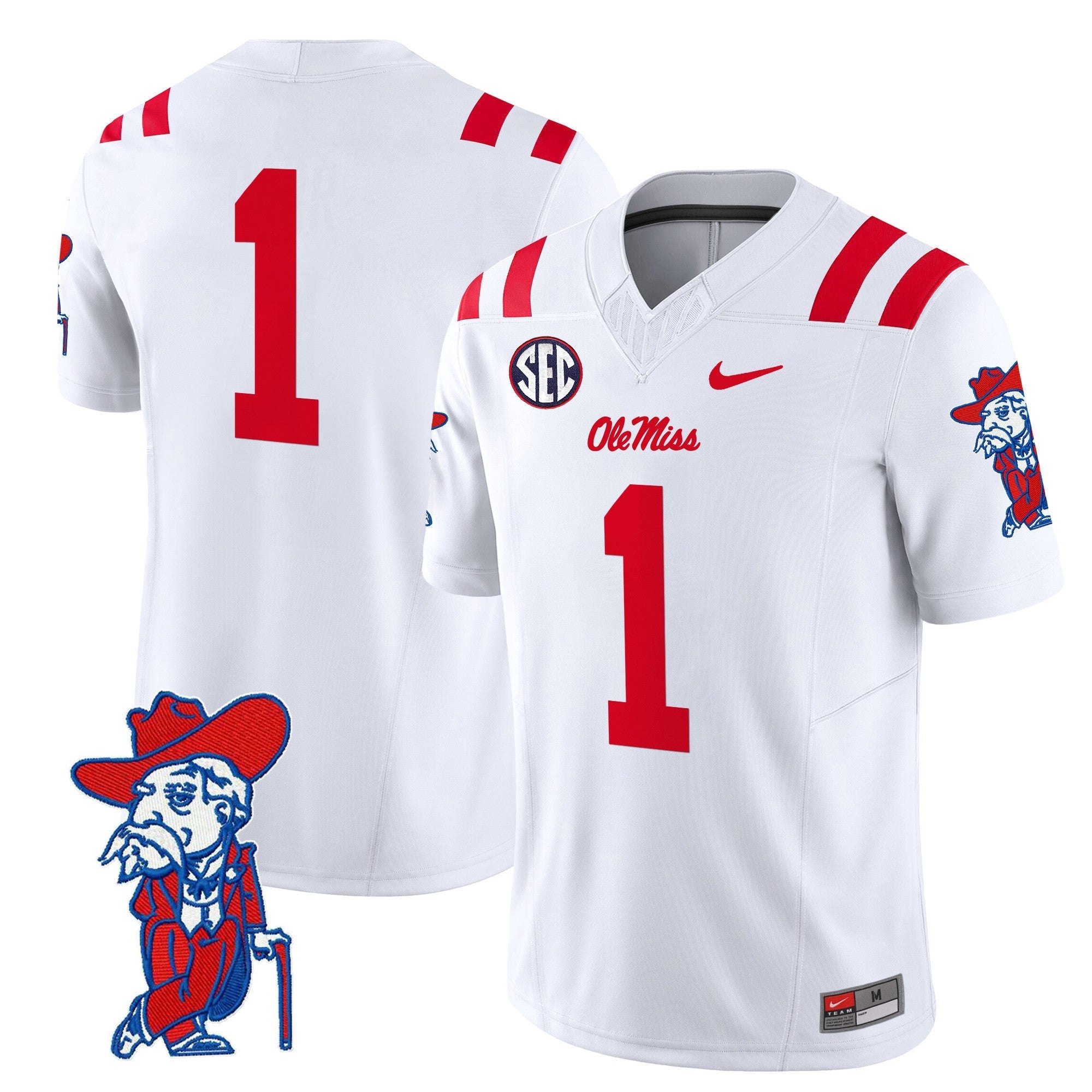 Ole Miss Rebels 2025 Vapor Limited Jersey V2 - All Stitched