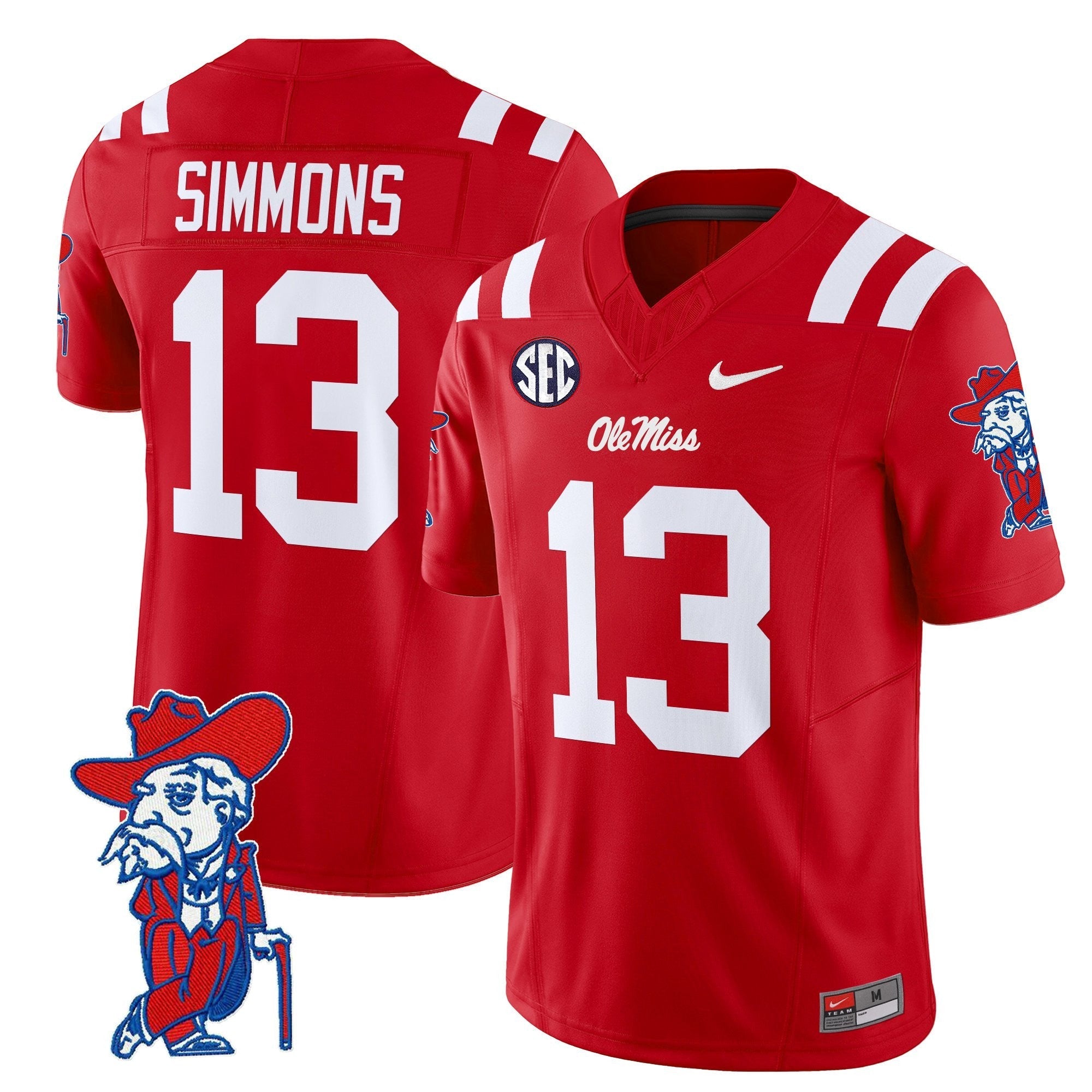 Ole Miss Rebels 2025 Vapor Limited Jersey V2 - All Stitched