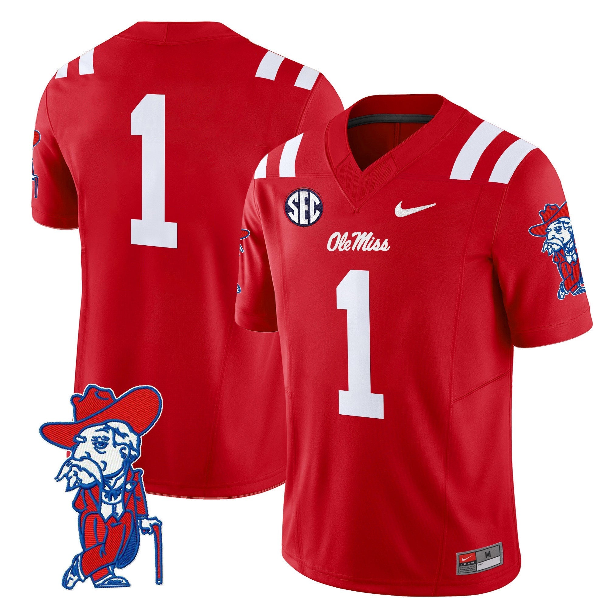 Ole Miss Rebels 2025 Vapor Limited Jersey V2 - All Stitched