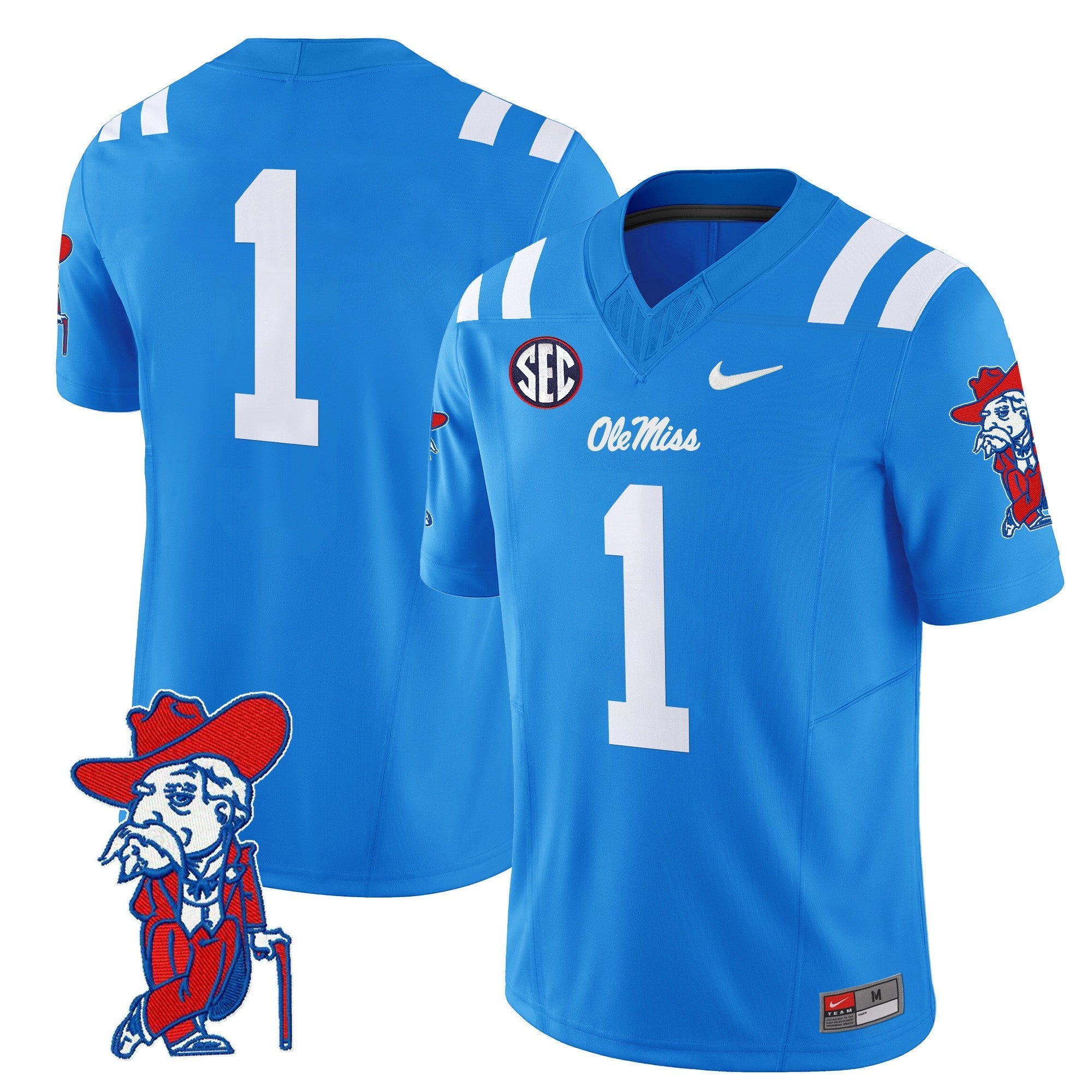 Ole Miss Rebels 2025 Vapor Limited Jersey V2 - All Stitched