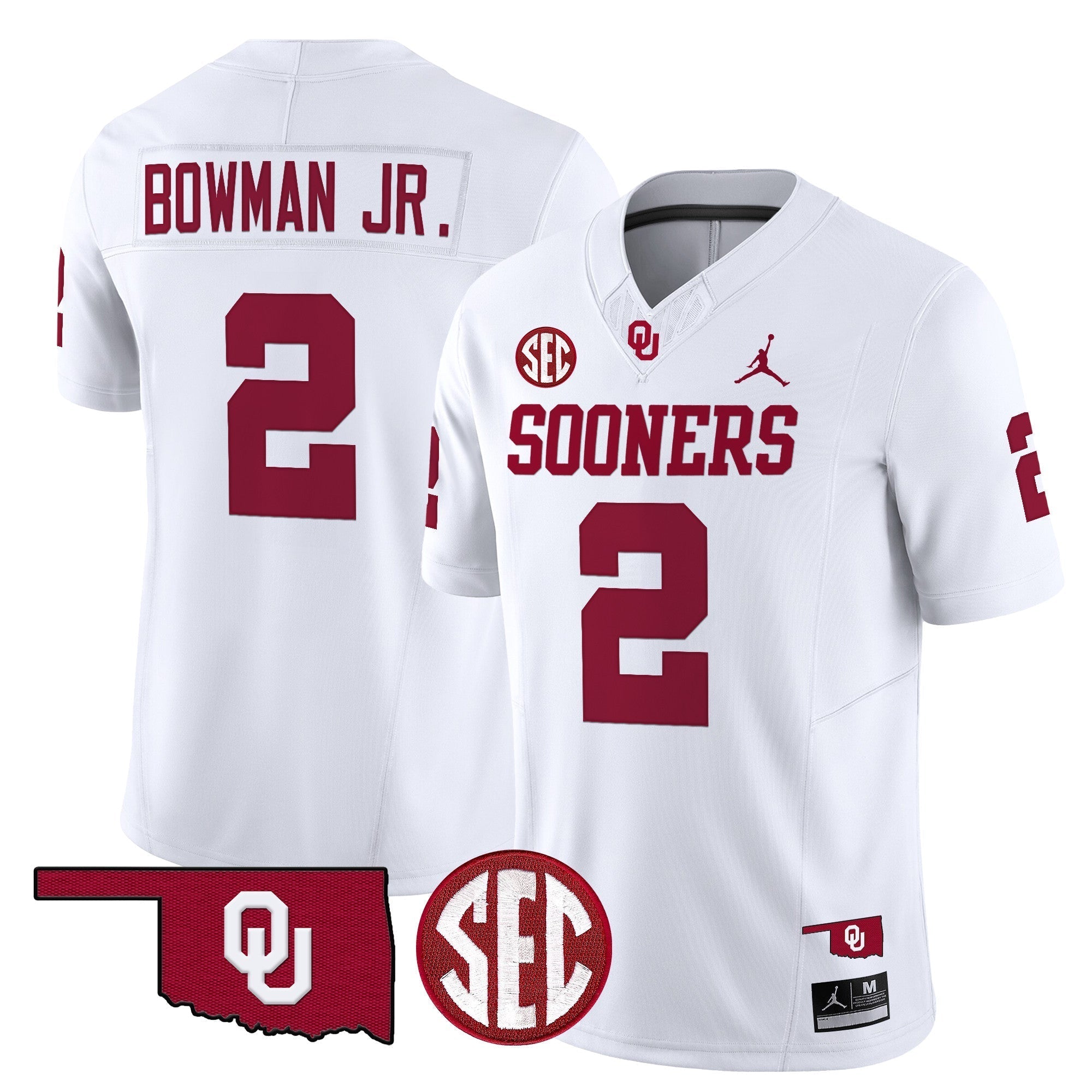 Men Oklahoma Sooners 2024 Vapor Limited Jersey - SEC Patch - All Stitched