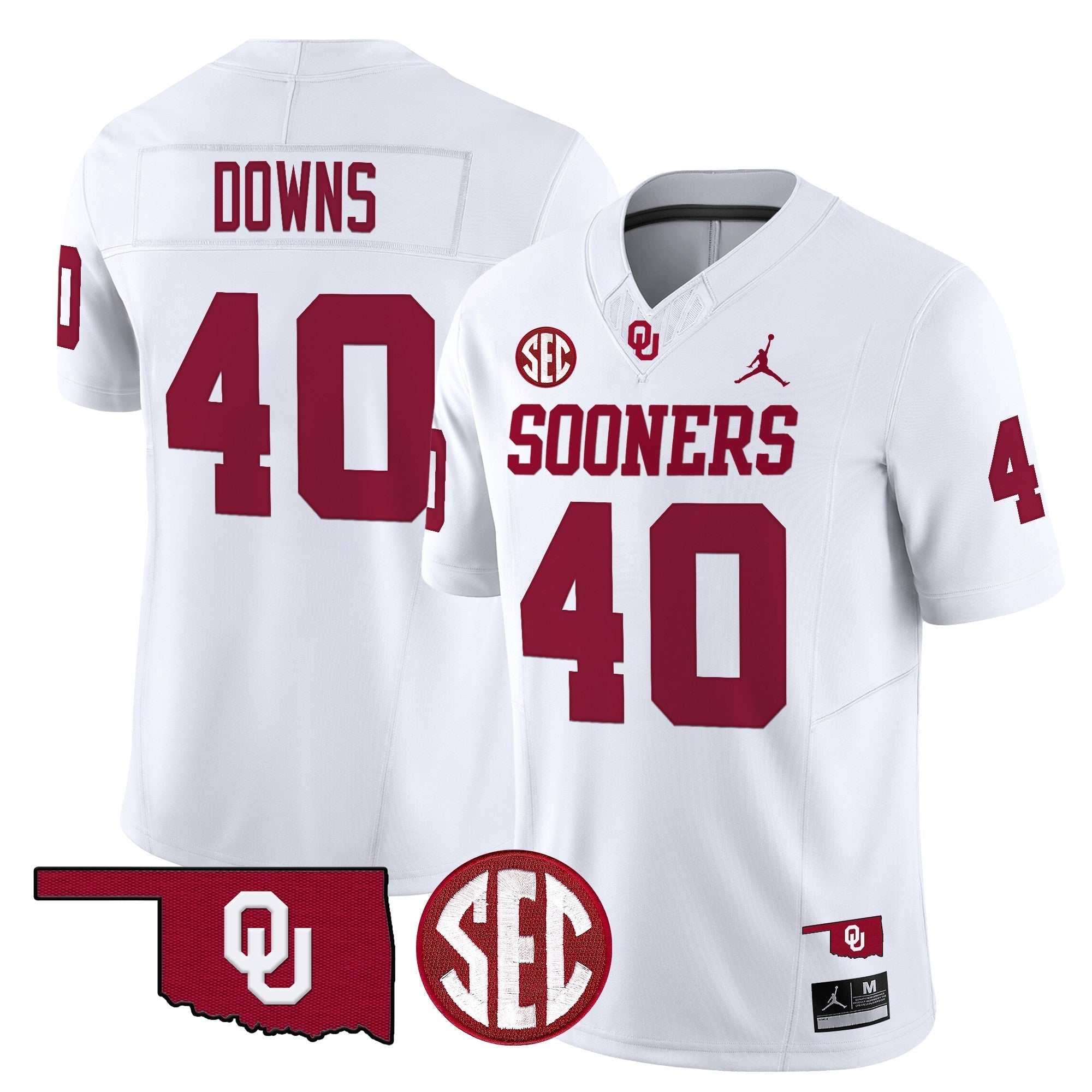 Men Oklahoma Sooners 2024 Vapor Limited Jersey - SEC Patch - All Stitched