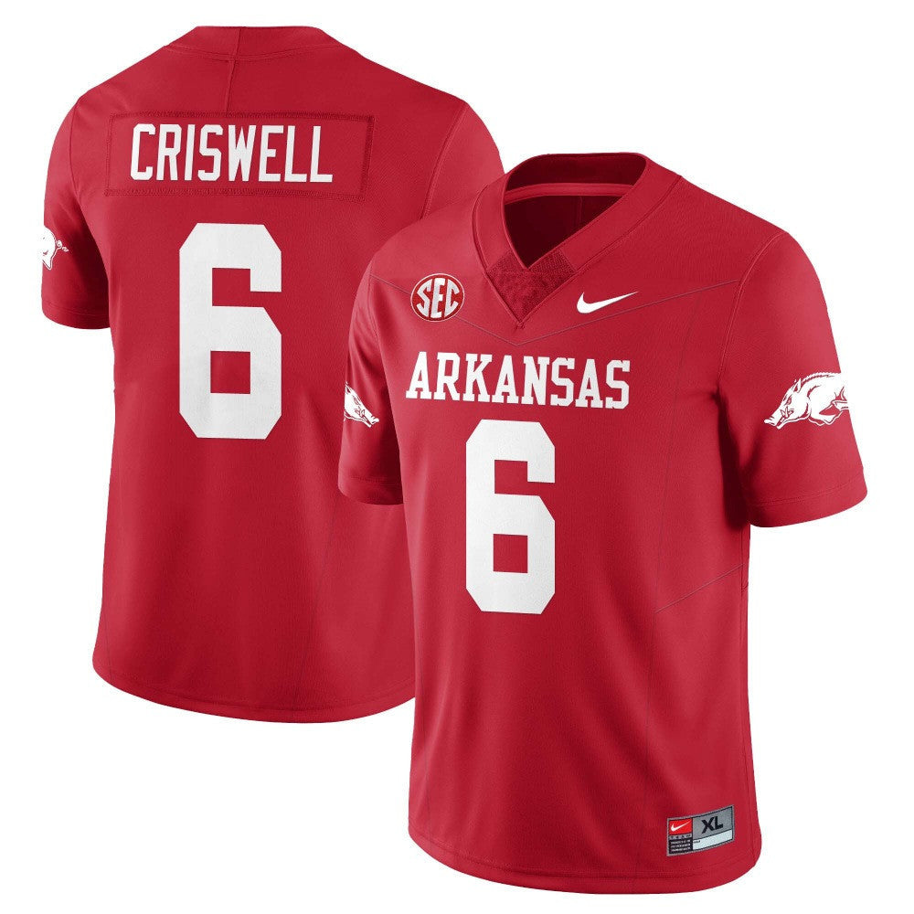 Men Arkansas Razorback Football 2023 Jersey - All Stitched