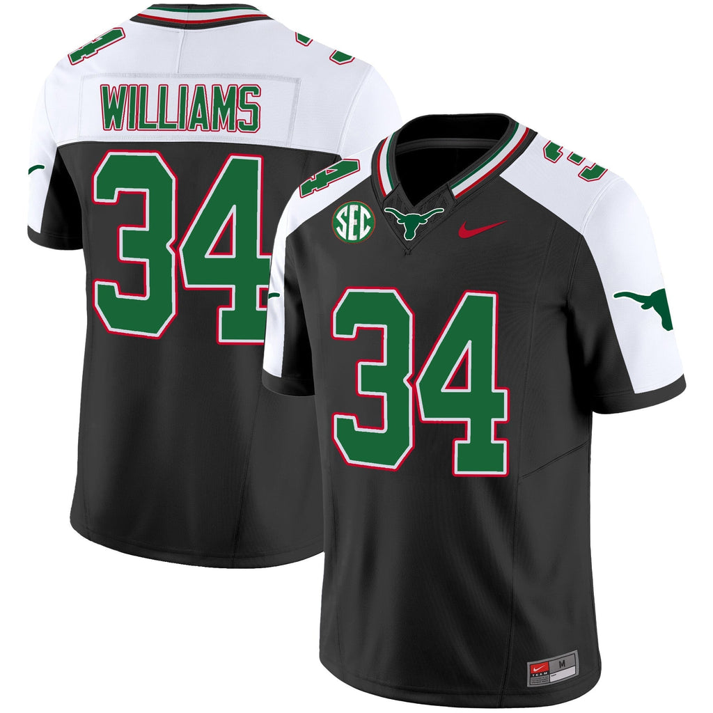 Men Texas Longhorns Mexico SEC Patch Vapor Jersey - All Stitched