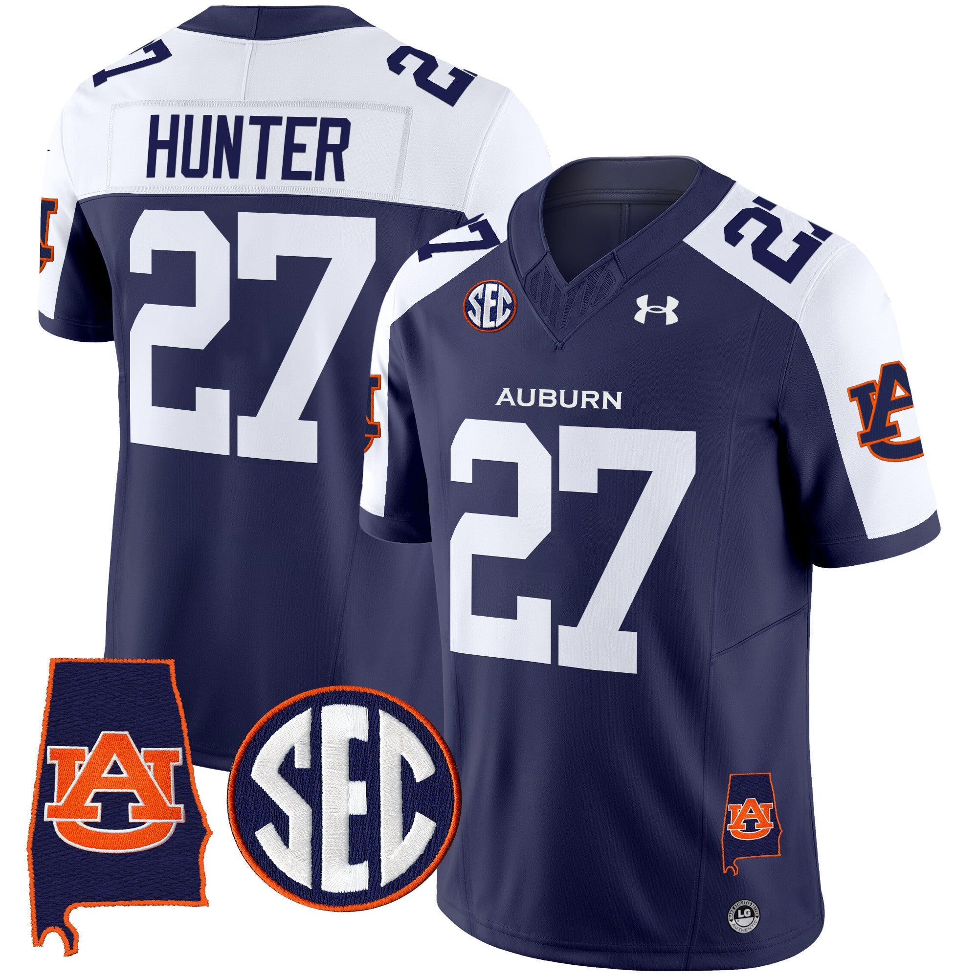 Auburn Tigers 2025 Alabama Patch Vapor Limited Jersey - All Stitched