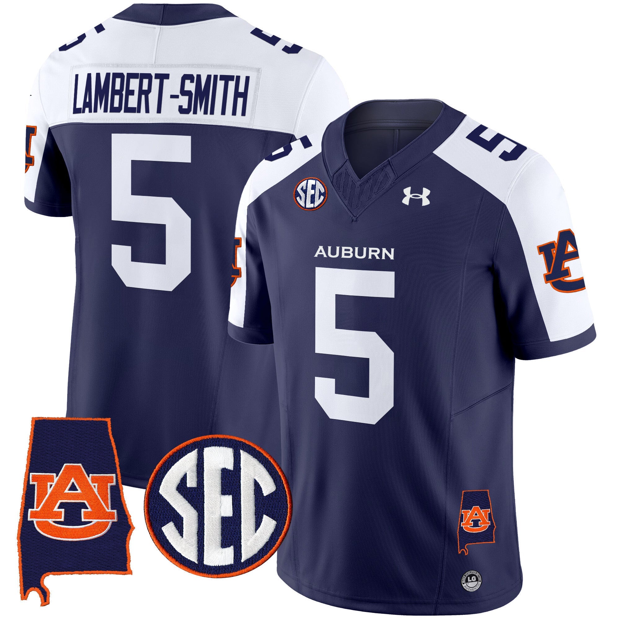 Auburn Tigers 2025 Alabama Patch Vapor Limited Jersey - All Stitched