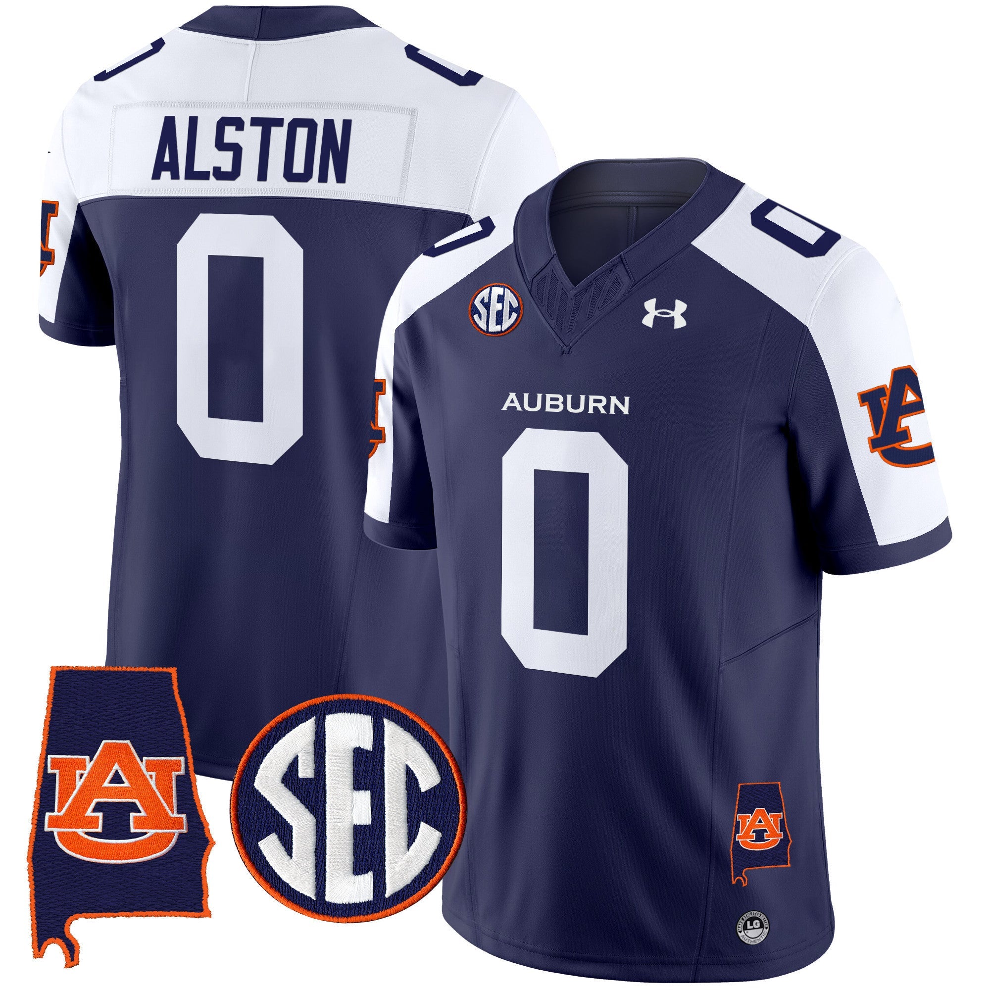 Auburn Tigers 2025 Alabama Patch Vapor Limited Jersey - All Stitched