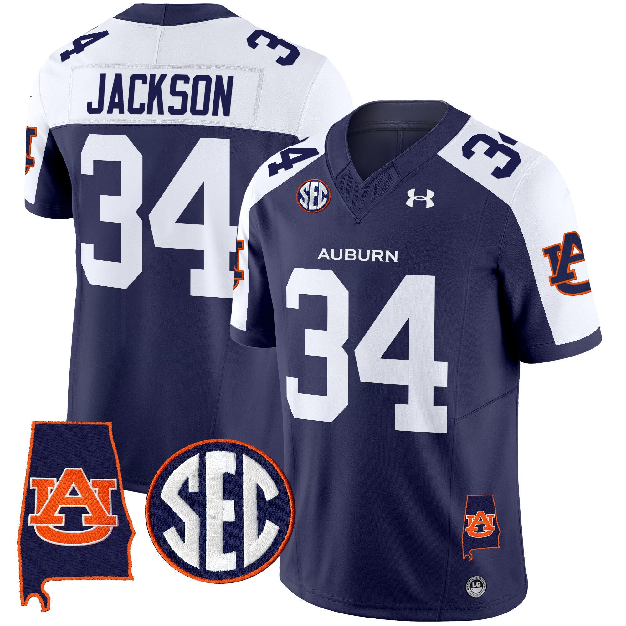 Auburn Tigers 2025 Alabama Patch Vapor Limited Jersey - All Stitched