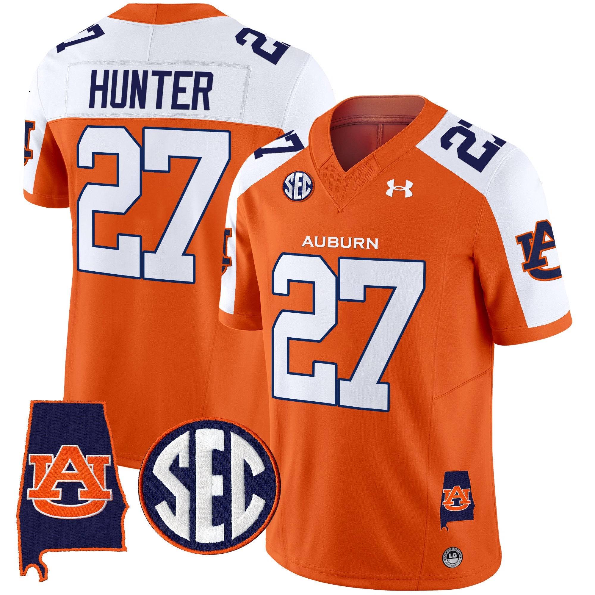 Auburn Tigers 2025 Alabama Patch Vapor Limited Jersey - All Stitched