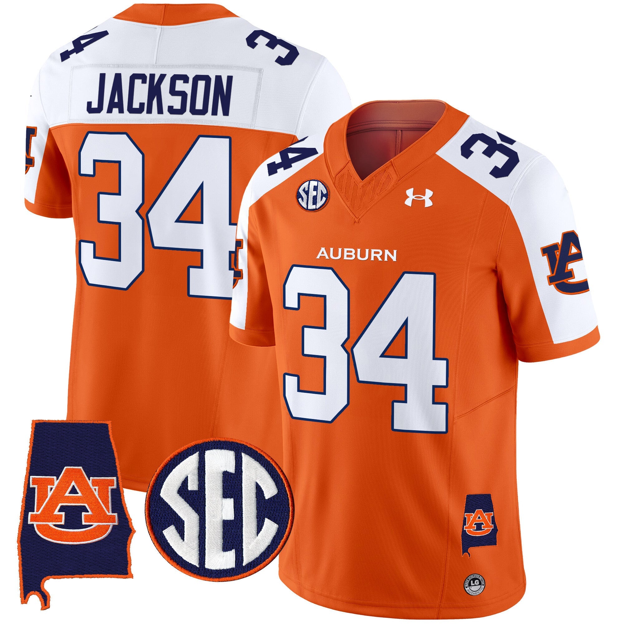 Auburn Tigers 2025 Alabama Patch Vapor Limited Jersey - All Stitched