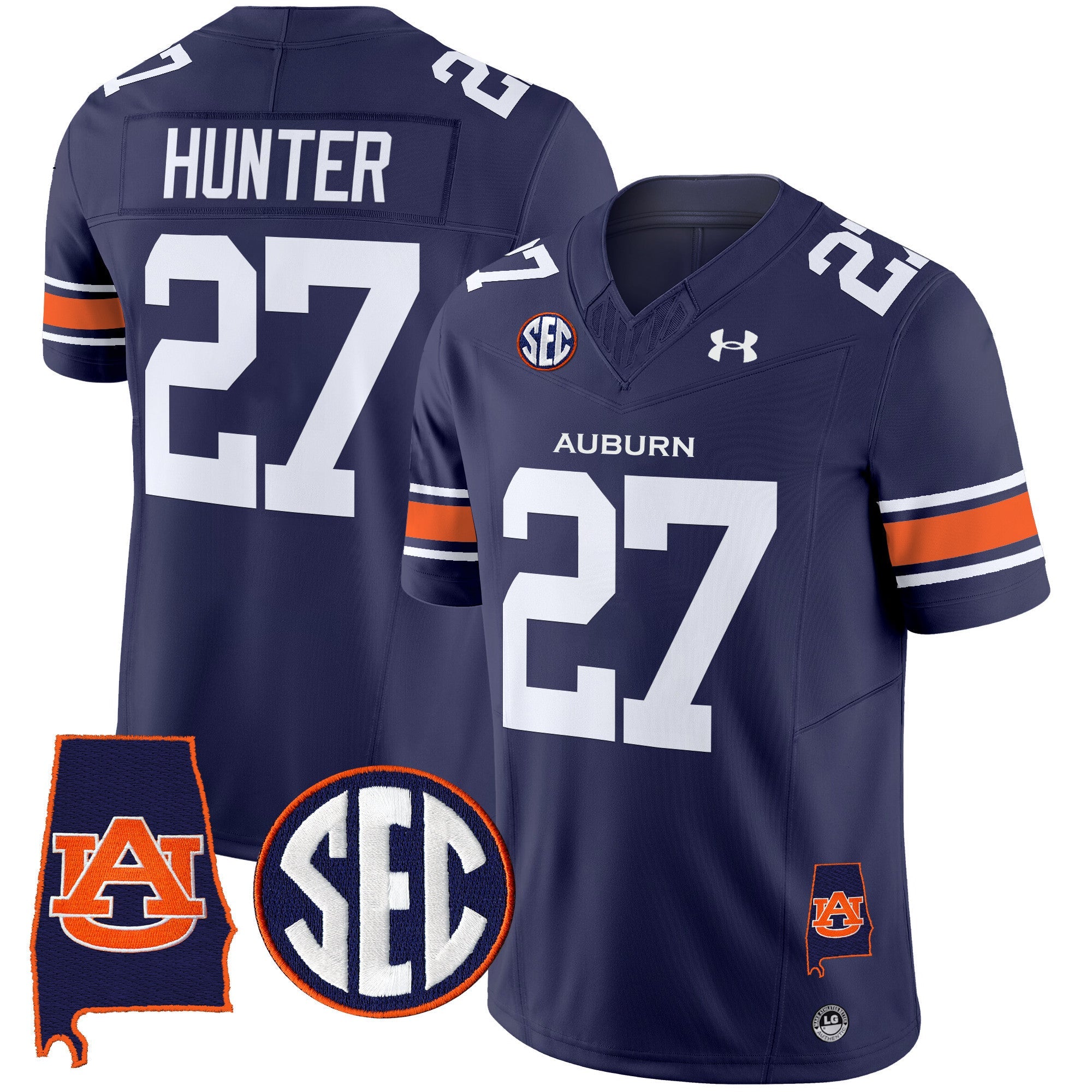 Auburn Tigers 2025 Alabama Patch Vapor Limited Jersey - All Stitched