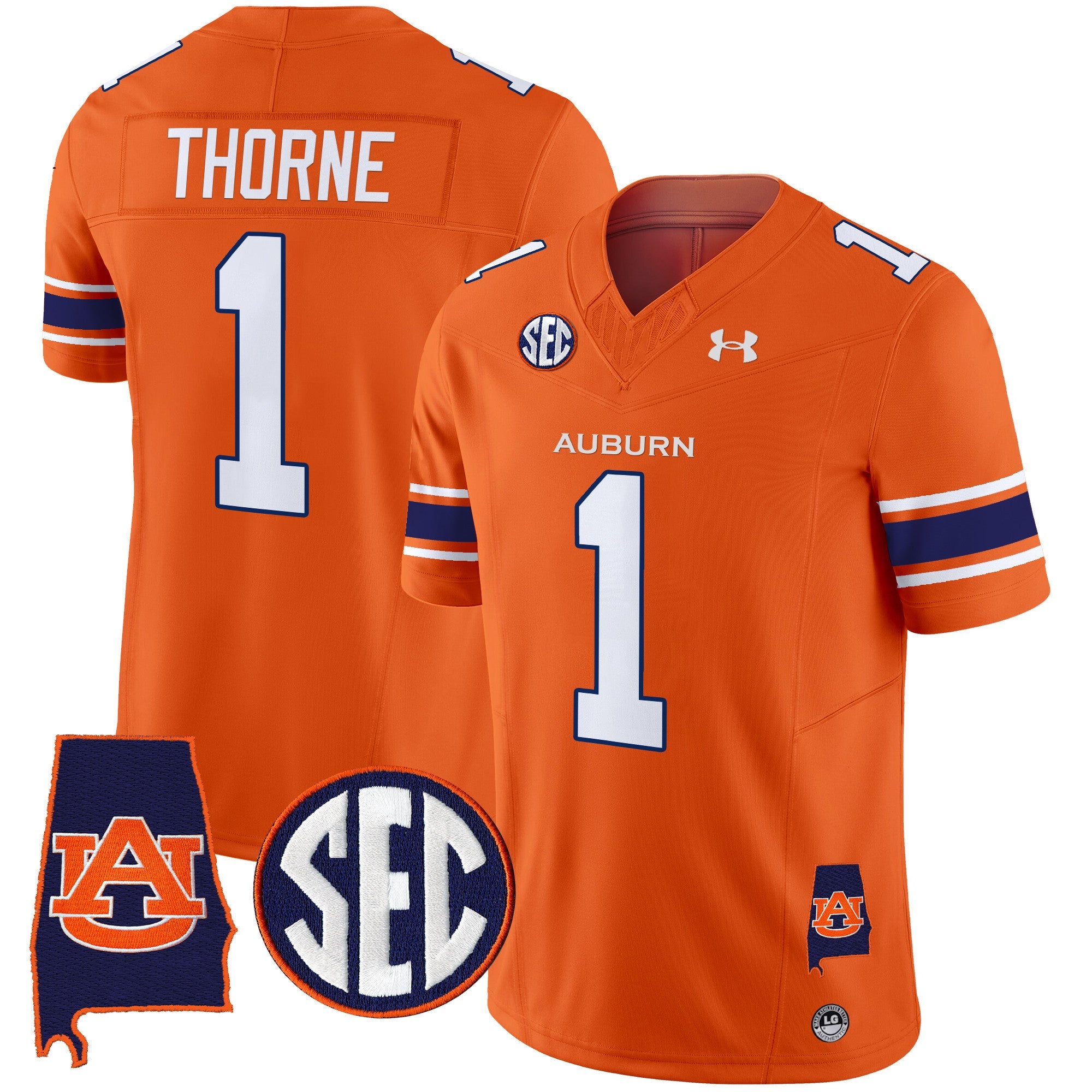Auburn Tigers 2025 Alabama Patch Vapor Limited Jersey - All Stitched