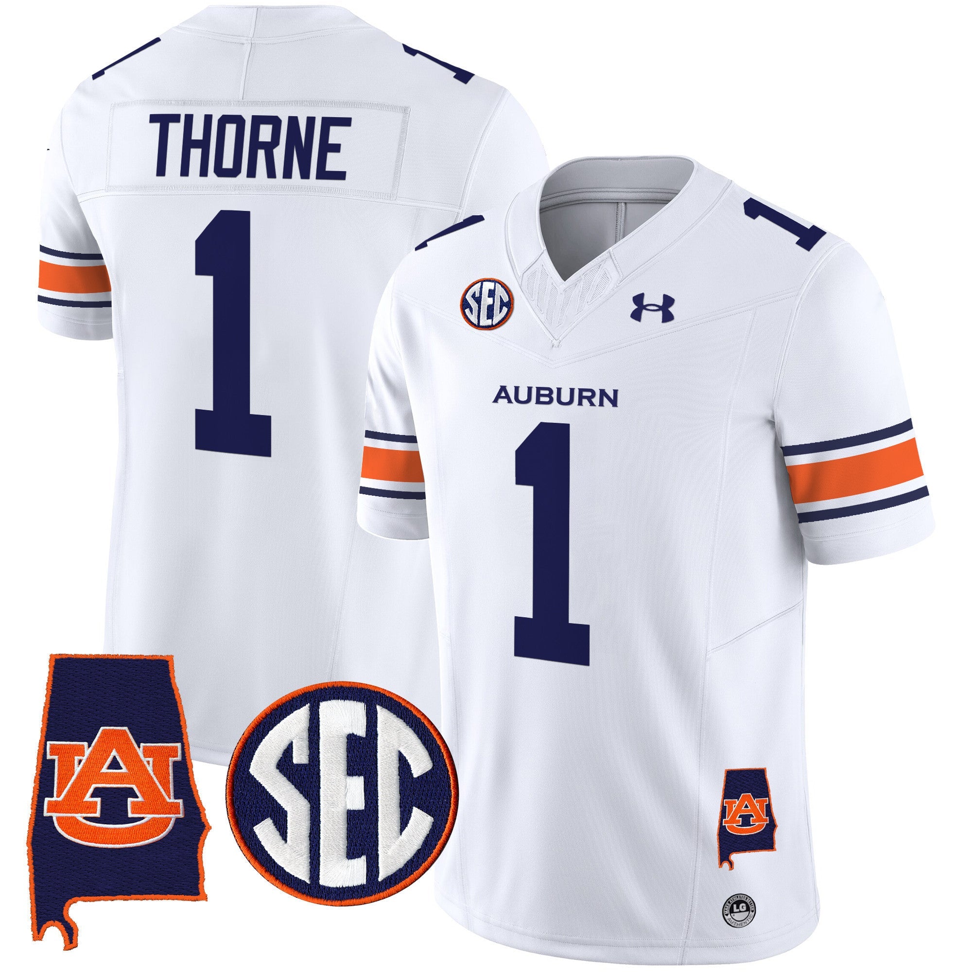 Auburn Tigers 2025 Alabama Patch Vapor Limited Jersey - All Stitched