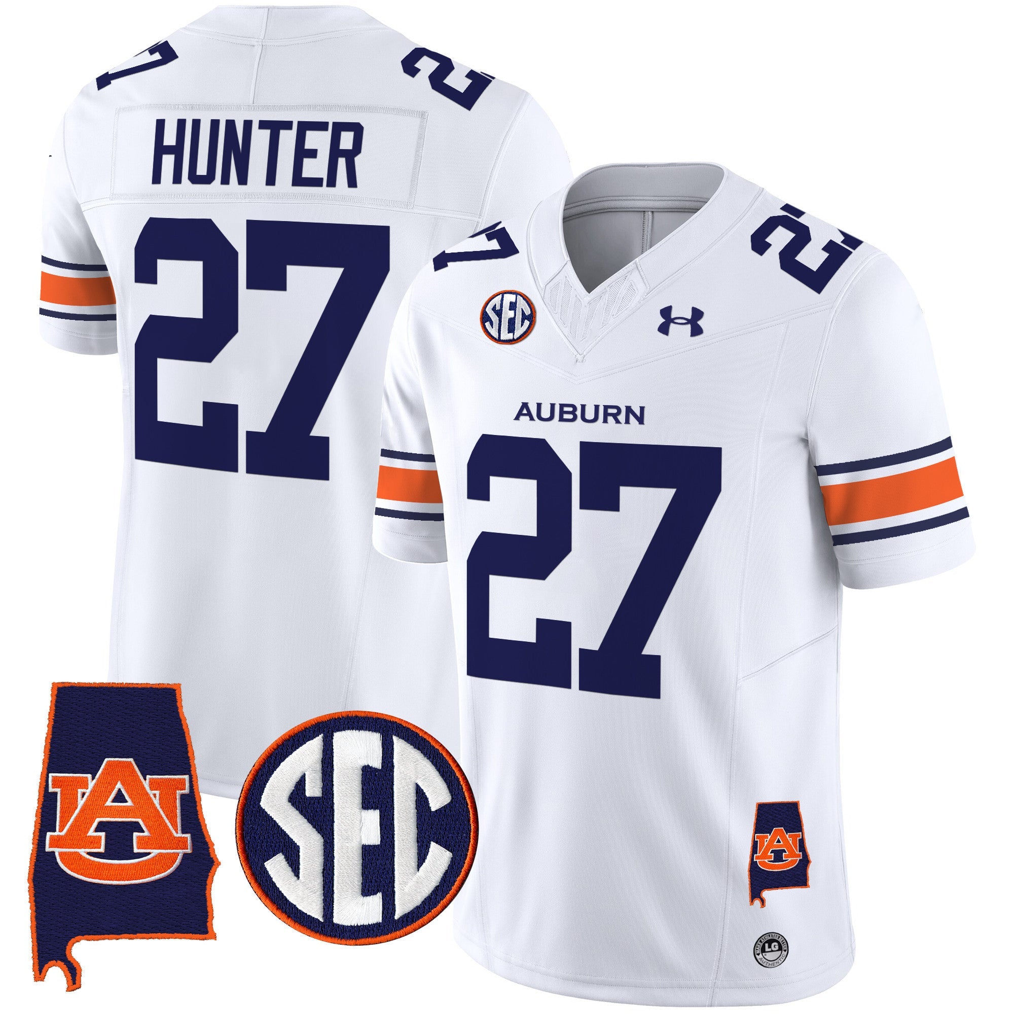 Auburn Tigers 2025 Alabama Patch Vapor Limited Jersey - All Stitched