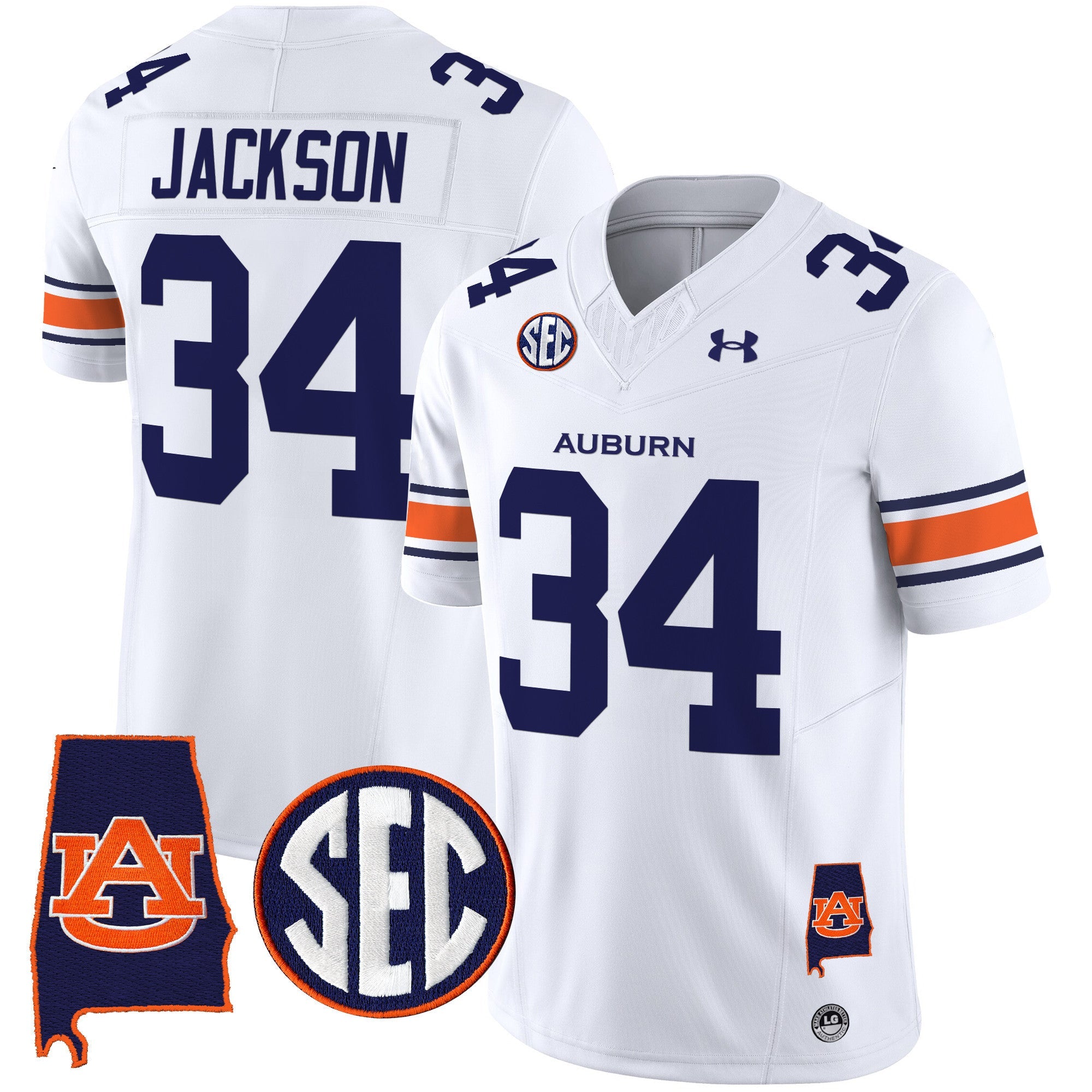 Auburn Tigers 2025 Alabama Patch Vapor Limited Jersey - All Stitched