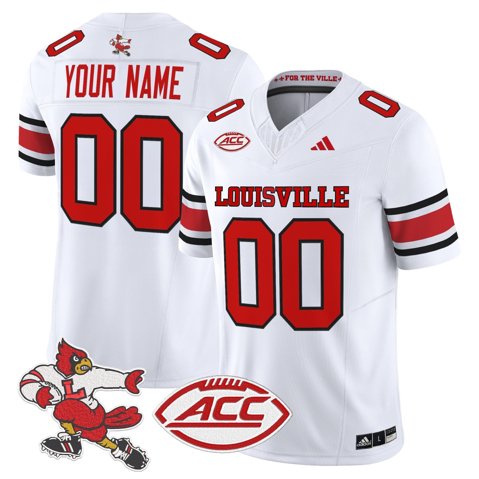Custom Louisville Cardinals Jersey 1980s Throwback Vaport Limited Stitched All Colors