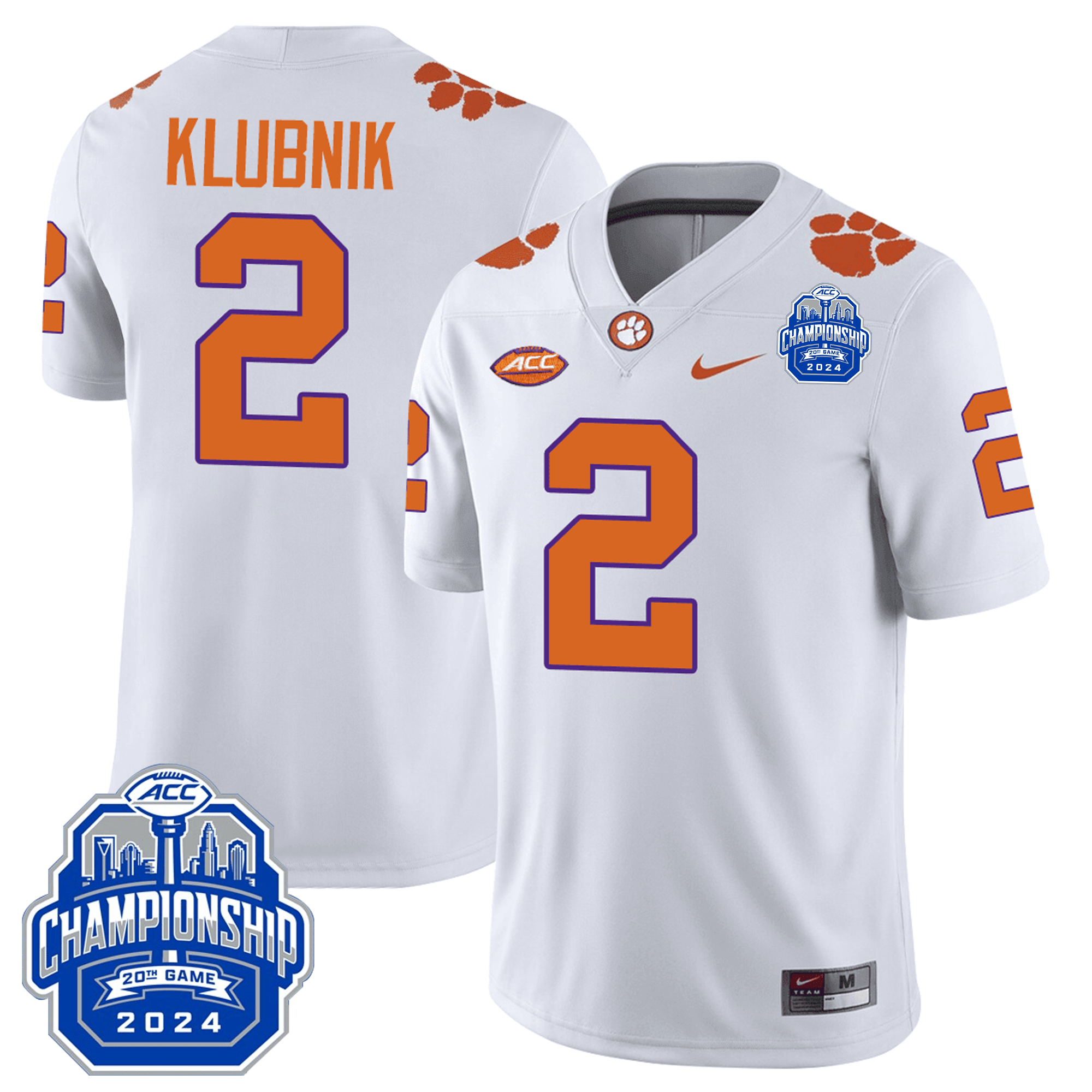 Men Clemson Tigers 24/25 Jersey - ACC Championship Patch